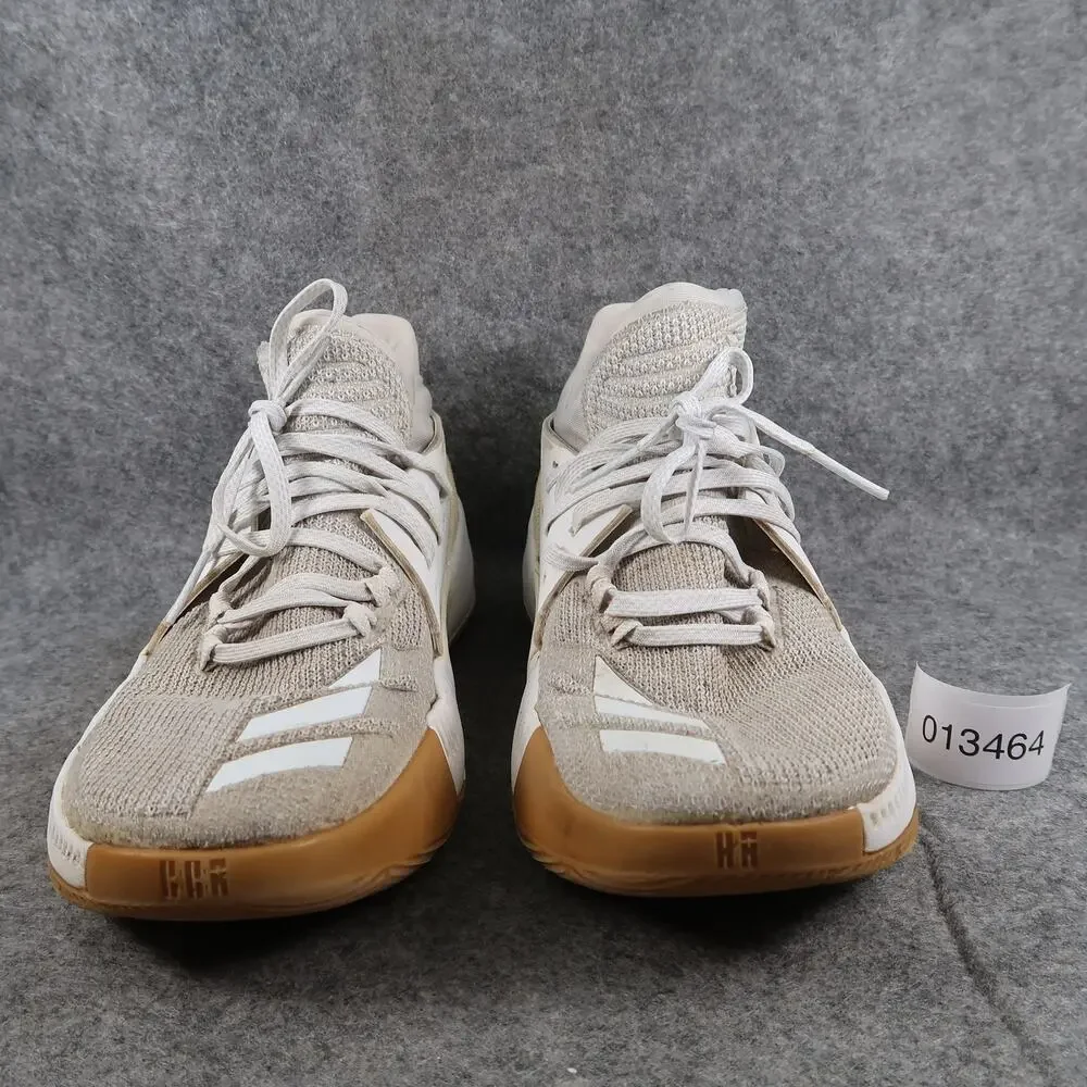 Adidas Shoes Mens 8.5 Basketball Sneakers Dame 3 Athletic Sport Trainers Lace Up